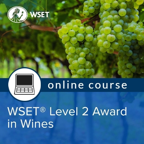 WSET Award In Wines Level 2 - Evenings, Inc Online Exam