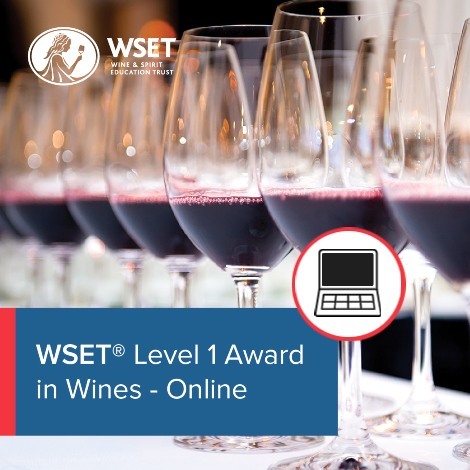 WSET Level 1 in Wines & Exam (Remote Invigilation) - Online - November 2024 - Wednesday Evenings