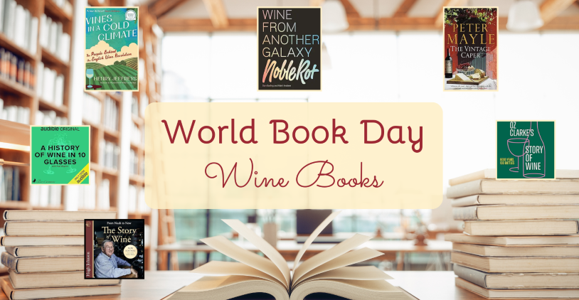 Wine books for World Book Day