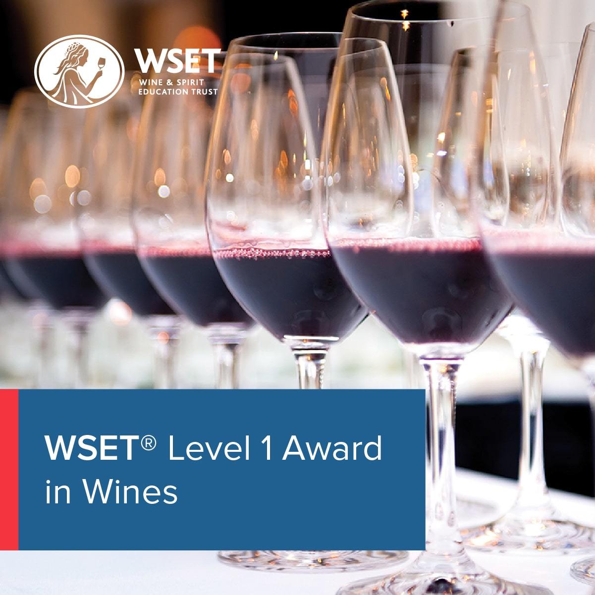 WSET Level 1 Award in Wines (including exam) - September 2024