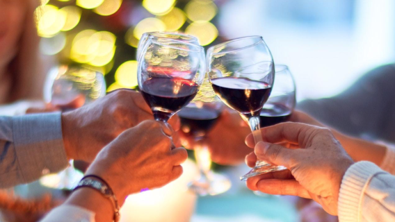Festive Three-Course Traditional Christmas Dinner with Wine Pairing