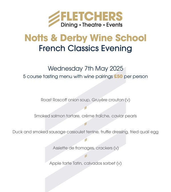 Fletchers Food and Wine Pairing Meal - Deposit