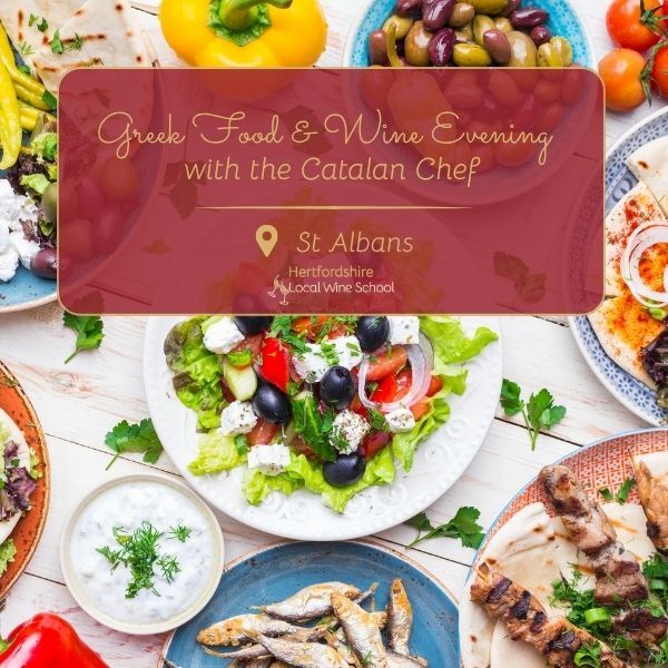 Greek Food & Wine Evening with the Catalan Chef (St Albans)
