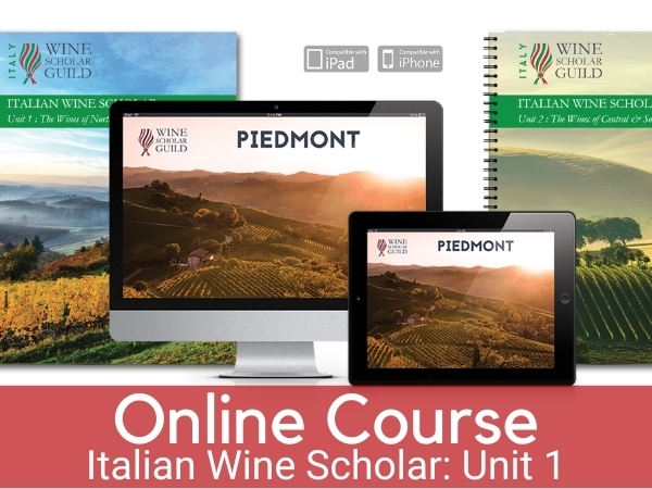 ONLINE COURSE: Italian Wine Scholar - Unit 1 (Northern Italy)