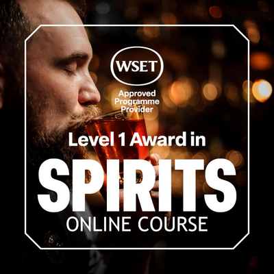 WSET Level 1 Award in Spirits & Exam (Remote Invigilation) - Online - November 2026 - Monday Evenings