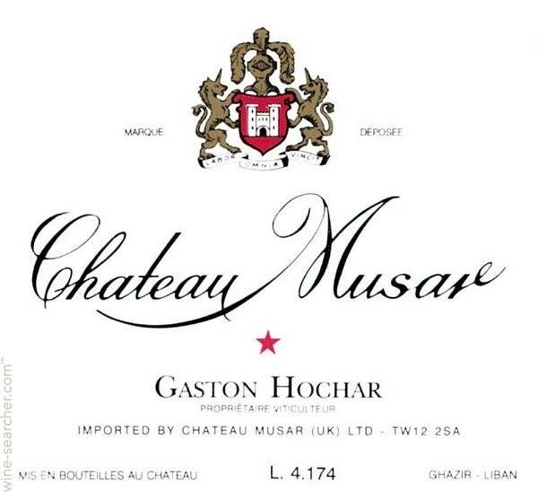 Chateau Musar Fine Wine Tasting