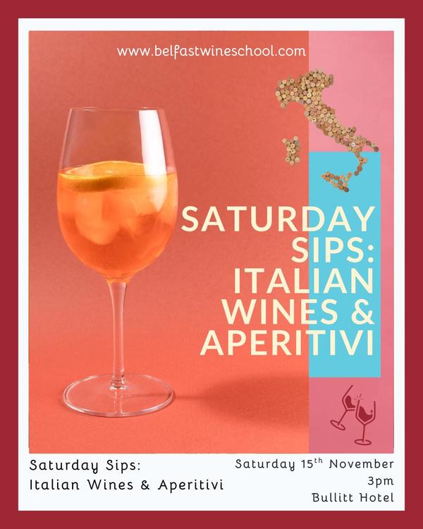 Saturday Sips: Italian Wines and Aperitivi