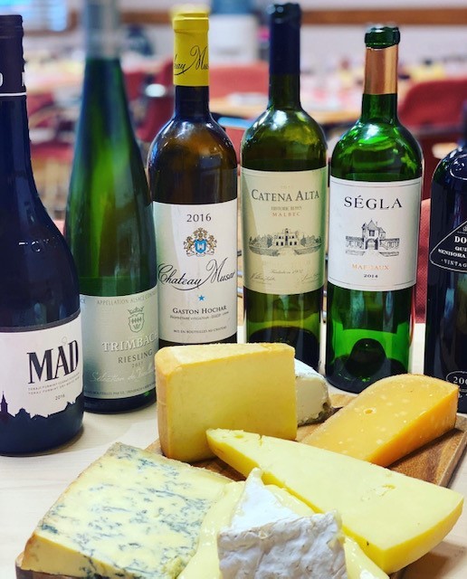 Premium Cheese and Wine Evening