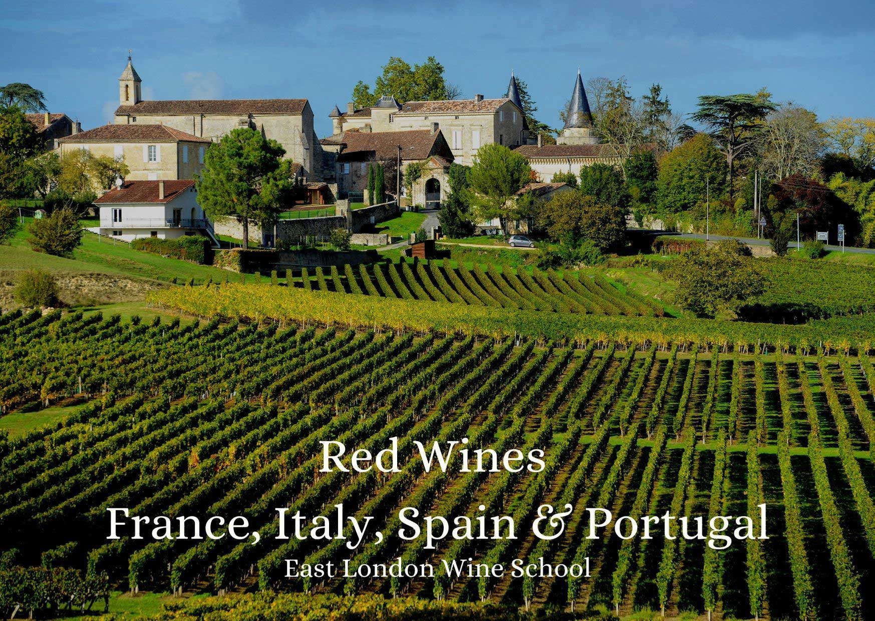 Intro to Red Wines from Italy, France, Spain and Portugal