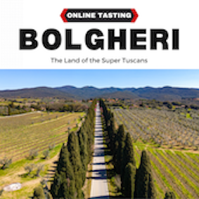 ONLINE TASTING: Land of the Super Tuscans - Bolgheri with Riccardo Binda & Nelson Pari