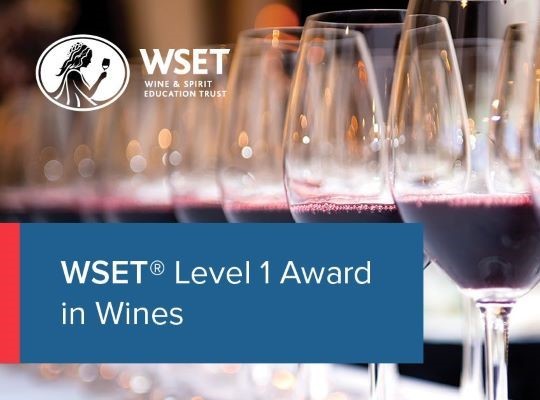 WSET Level 1 Award in Wines - Saturday (Classroom) - May 2025