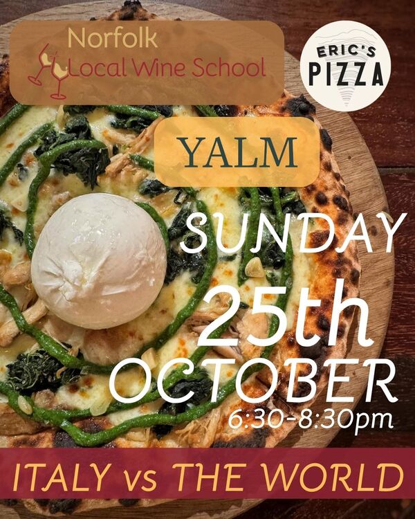 Norfolk Local Wine School x YALM: Italy vs The World