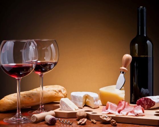 Wines paired with Charcuterie & cheeses