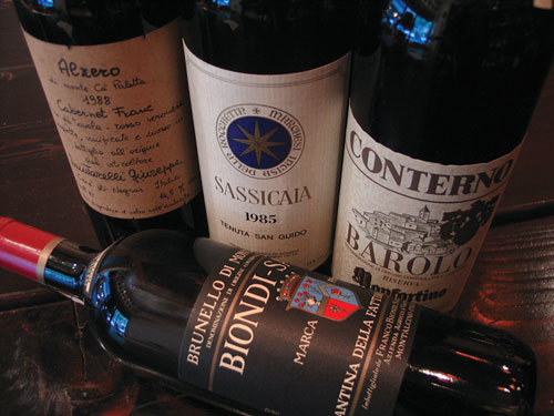 Brunello, Barolo, Amarone and other fine red friends