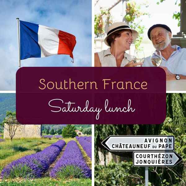 Saturday 2 course lunch - Southern France