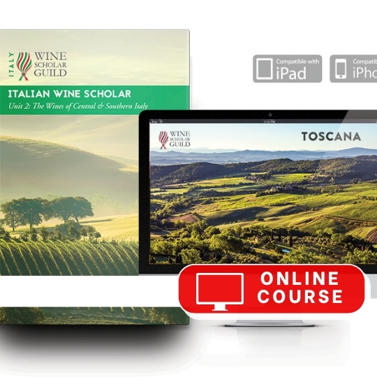  ONLINE COURSE: Italian Wine Scholar - Unit 2 (Central & Southern Italy)    