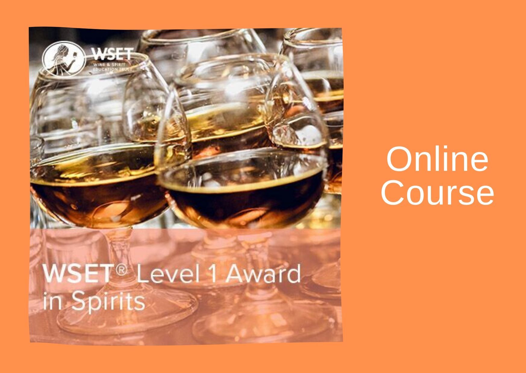 WSET Level 1 Award in Spirits & Exam - online