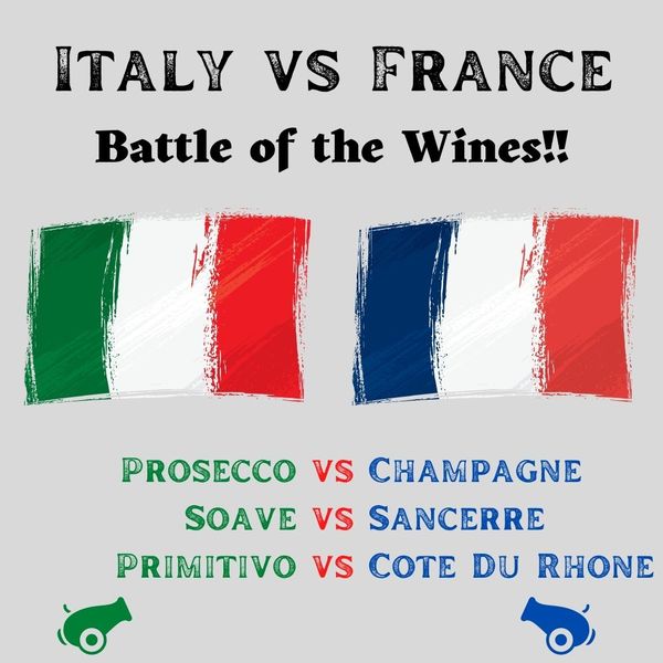 Prosecco vs Champagne or Italy vs France